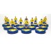 Subbuteo Andrew Table Soccer Alexandra Yellow kit on WSB Professional bases